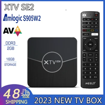 XTV SE2 2023 НОВЫЙ ТВ-БОКС Amlogic S905W2 Android 11 DDR3 2 ГБ 16G Двойной WiFi 100 М Смарт-XTV SE2 4K HDR телеприставка