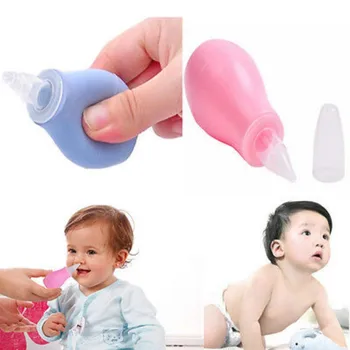 Мягкий силиконовый Назальный аспиратор для младенцев Вакуумная Присоска для удаления слизи из носа Насос для удаления слизи из носа