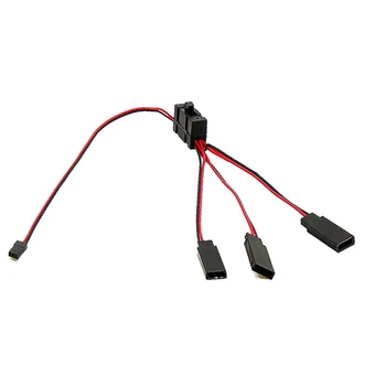 1 шт. Удлинитель сервопривода RC от 1 до 3-х Y-образный кабель управления светодиодной подсветкой Выключатель питания для радиоуправляемой модели JR Futaba