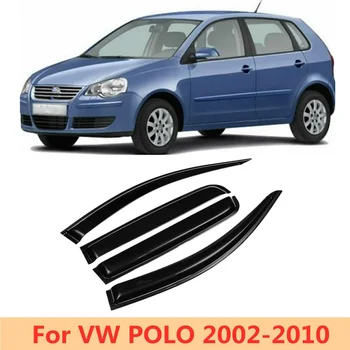 Ветрозащитные стекла автомобиля, Тонированный тент, защита от дождя, солнца, снега Для Volkswagen VW POLO 2002 2003 2004 2005 2006 2007-2010
