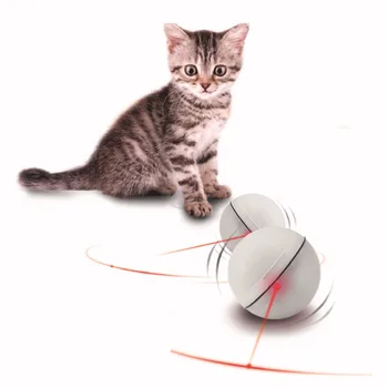 Светодиодная вспышка rolling cat toys электрический мяч забавные игрушки для домашних животных электронное светящееся Световое пятно, Дразнящее Кошачьи Игрушки для маленьких собак puppys