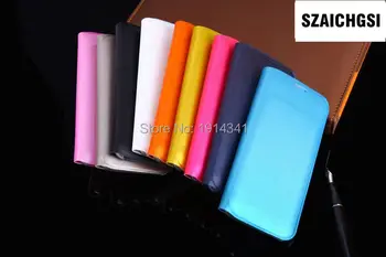Чехол из искусственной кожи с откидной крышкой SZAICHGSI для Samsung Galaxy S7 Тонкий бумажник-карта чехол для мобильного телефона оптом 500 шт./лот