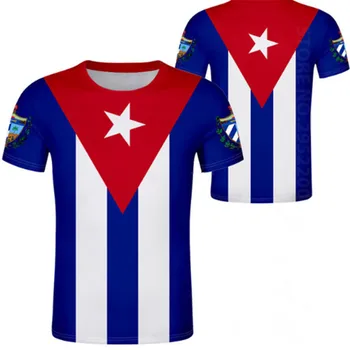 Футболка с Кубинским флагом, модные футболки с коротким рукавом с 3D-принтом, Повседневная спортивная одежда 2023, Летние Новые топы, Мужская и женская одежда