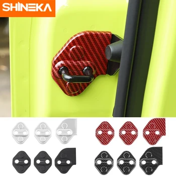 Внешняя наклейка SHINEKA, 3 шт./лот, новейший автомобильный стайлинг, дверной замок, Защитная декоративная крышка для аксессуаров Suzuki Jimny 2019 г.