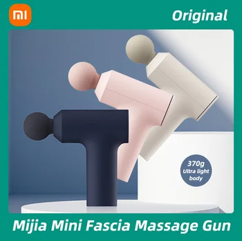 Портативный Электрический массажный пистолет Xiaomi Mijia Mini Muscle Relax Massager для похудения, расслабление тела, Фасциальный пистолет для фитнеса