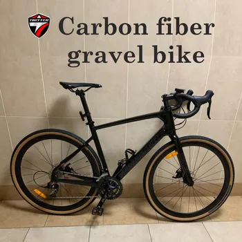 TWITTER GRAVEL RS-2*12S масляный дисковый тормоз гравийный велосипед внедорожного класса с внутренней прокладкой T900углеродного волокна дорожный велосипед 700*40C bicicletas