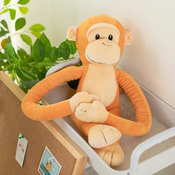 Милые плюшевые игрушки Плюшевые игрушки-обезьянки Универсальная плюшевая кукла Длиннорукая Плюшевая игрушка-обезьянка Милая Маленькая плюшевая кукла-обезьянка