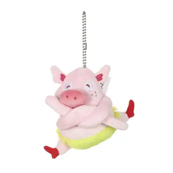 Милая мультяшная кукла-свинья Многофункциональная Плюшевая подвеска в виде свиньи Плюшевая мягкая игрушка Кукла Плюшевое кольцо для ключей Подвеска Украшение
