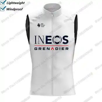 2023 Ineos Grenadiers Велосипедный Жилет Ветрозащитный Pro Race Wind Жилет Мужской Дорожный Велосипед Джерси Без Рукавов MTB Велосипедная Одежда Мотоцикл