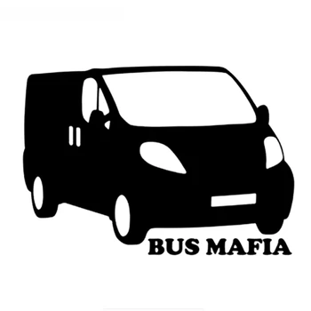 Креативная виниловая наклейка на автомобиль Bus Mafia для Renault Trafic Auto Автомобильные наклейки, 14 см * 8 см