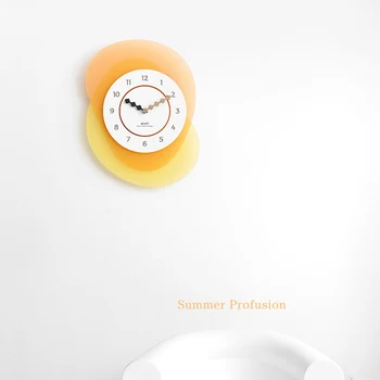 Необычные Скандинавские Настенные Часы Дизайн Кухни Гостиной Бесшумные Настенные Часы Офис Креативная Роскошь Horloge Murale Home Decor GXR45XP
