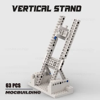 MOC Вертикальная подставка Строительные блоки MOC-29813 Технология сборки своими руками Кирпичи Кронштейн для дисплея Игрушки Подарки