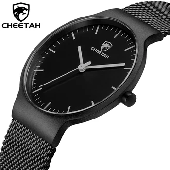 2021 Новое поступление, мужские часы CHEETAH, лучший бренд, роскошные модные кварцевые часы, мужские простые водонепроницаемые наручные часы Relogio Masculino