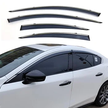 Дефлекторы окон автомобиля, защита от дождя, солнцезащитный козырек для Mazda 3 Axela 2014-2019 2020-2022