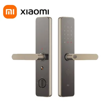 Xiaomi Smart Door Lock 1S 3D Semiconductor Поддержка распознавания отпечатков Пальцев Использование ручки Задним Ходом С приложением Mijia 5 Способов Разблокировки