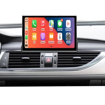 Беспроводной Автомобильный дисплей Carplay Android 11 с Сенсорным Экраном для Audi A6 C7 A7 2012-2018 Wifi 4G 8 Core 4G B 64GB GPS Navi Мультимедиа