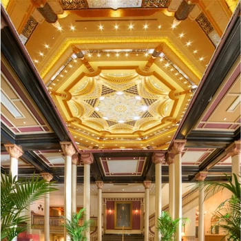 Обои beibehang настенная роспись обоев на заказ Европейское золото бриллианты блестящая фоновая стена потолка гостиной спальни