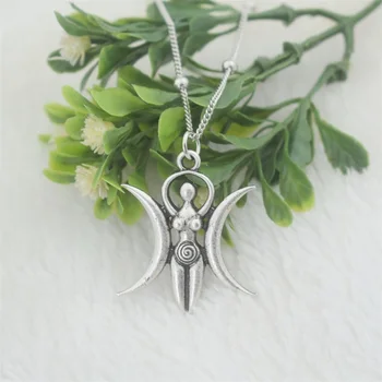 12шт Ожерелье богини плодородия луны с картой, модные женские украшения