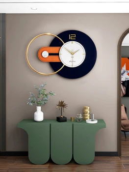 Современный свет роскошные часы настенные часы гостиная домашняя мода творческая личность украшение простые часы настенные украшения
