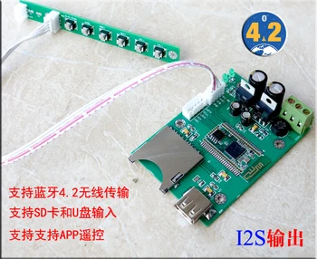 WEILIANG C20 Bluetooth 5.0 Без потерь SD-карта U-Дисковый проигрыватель Поддержка компьютера USB-вход I2S-выход Поддержка формата: WAV MP3 FALC APE