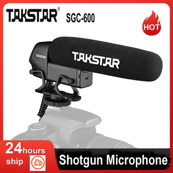 TAKSTAR SGC-600 Встроенный Конденсаторный Микрофон-Дробовик Микрофон Для интервью Микрофон Суперкардиоидный 3,5 мм Штекер