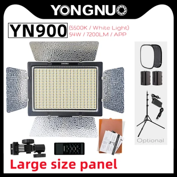 YONGNUO LED Video Light 5500K 54W Large Panel Pro Photography Studio Заполняющая Лампа Для Макияжа Vlog TikTok Прямая Трансляция