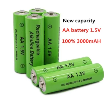 Daweikala New AA Battery Аккумуляторная Батарея емкостью 3000 мАч NI-MH 1.5 V AA Battery для Часов, Мышей, Компьютеров, Игрушек и так далее