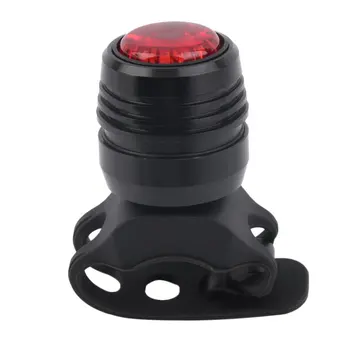 Алюминиевый сплав, силикон, USB-аккумуляторная 3-режимная велосипедная задняя сигнальная лампа красного света с USB-кабелем