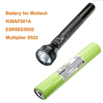 Аккумулятор CS емкостью 5000 мАч для MOLTECH ESR8EE5920, Multiplier S522, N38AF001A