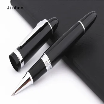 Jinhao 159 Черная Деловая офисная ручка-роллер со средним кончиком, Новые канцелярские Принадлежности для школьников