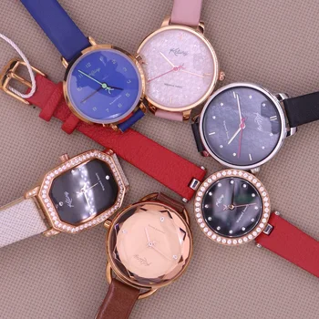 Финальная распродажа Со скидкой Женские часы Ketiny, японский кварц, женские часы из натуральной кожи, модные часы без коробки
