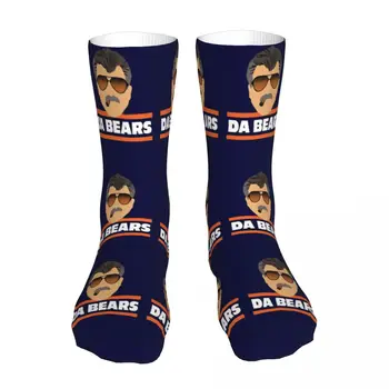 Носки Da Bears Ditka Sock для мужчин и женщин, полиэстеровые чулки, настраиваемые забавные носки