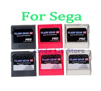 5ШТ Для Sega Корпус Карточной Игры Shell Box Чехол Для Sega Game Flash Gear Наклейка для Картриджа GG Card с Разъемом для Карт Micro SD