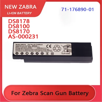 Новый оригинальный сменный аккумулятор для Zebra DS8178 DS8100 DS8170 AS-000231; 82-176890-01 71-176890-01 BTRY-DS81EAB0E-00