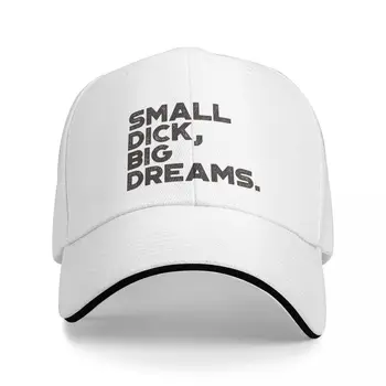 Забавная оскорбительная бейсболка Small Dick Big Dreams в винтажном стиле Ретро (черная), дизайнерская шляпа, рождественские шляпы, кепки Icon, мужские и женские