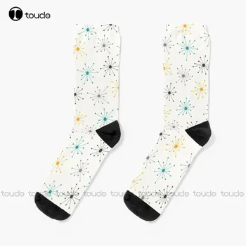 Звездный свет Star Bright - Носки с рисунком звезды в стиле ретро 1950-х годов, носки для девочек, рождественский подарок, унисекс, носки для подростков и молодежи