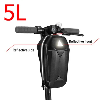 Универсальная сумка для электрического скутера объемом 1/5 л для Xiaomi M365, передние сумки для скутера, водонепроницаемые сумки для хранения велосипедов с твердым покрытием EVA,
