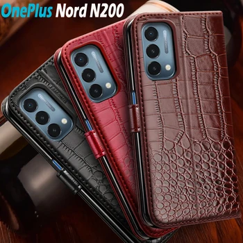 Чехол Oneplus Nord N200 5G кожаный бумажник Магнитный флип-чехол для Телефона One Plus NordN200 Nord N 200 Чехол Oneplus Nord N200 case