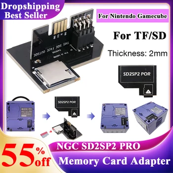 SD2SP2 TF/SD SP2 Адаптер Загрузки SDL Micro SD Card TF Card Reader Адаптер Карты Памяти для Nintendo Gamecube NGC NTSC Последовательный Порт 2