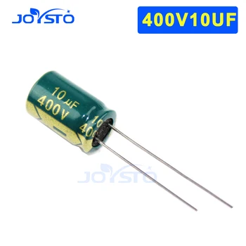 10 шт./пакет 10 * 17 мм 400 В/10 МКФ электролитический конденсатор