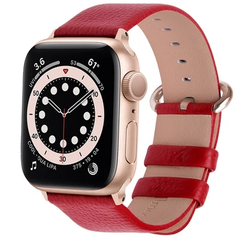 Кожаный ремешок Fullmosa Clemence для Apple Watch 38/40/41/42/44/45/49 мм для Apple Watch Ultra 2 серии 9 8 7 6 5 4 3 SE 2 1