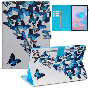 Модный чехол-бабочка Сова Для Samsung Galaxy Tab S6 10.5 Case SM-T860 T865 Кошелек-планшет Caqa Для Galaxy Tab S6 Case 10 5 + Ручка