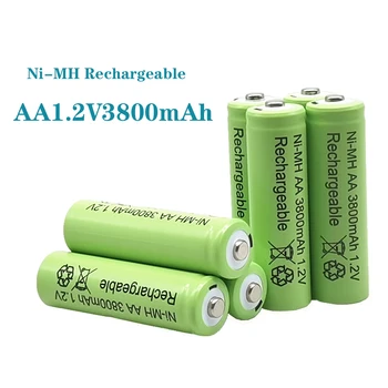 3800 мАч Батарея типа АА 1,2 В Ni-MH аккумуляторная батарея для игрушечного пульта дистанционного управления Аккумуляторные батареи типа АА 1,2 В батарея емкостью 3800 мАч