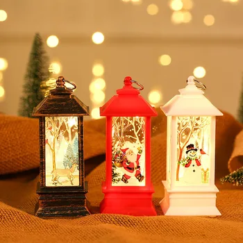 2022 Санта Клаус Ветряная Лампа Снеговик Ночник Украшение Столешницы Рождественские Украшения Ночник Рождественские Подарки Новый Год 2023