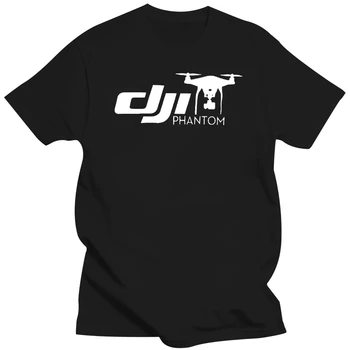 Скидка 2019 Новая мода Лето Новое поступление мужских коротких футболок Dji Phantom Drone Quad Copter Hobby Slim
