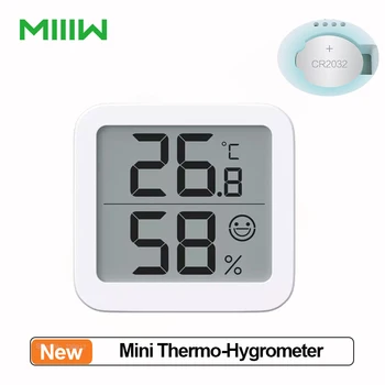 Электронный цифровой измеритель температуры и влажности MIIIW, мини-комнатный термометр-гигрометр для детской комнаты, офисного использования
