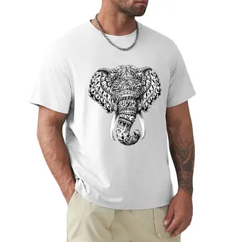 Футболка Mr. Frodo look it's an Elephant, эстетичная одежда, рубашка с животным принтом для мальчиков, черные футболки, спортивные рубашки, футболки для мужчин