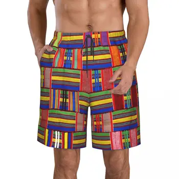 Натуральные мужские пляжные шорты для фитнеса, быстросохнущий купальник, забавные уличные забавные 3D шорты