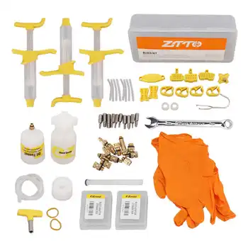 ZTTO MTB Комплект для прокачки тормозов Универсальный набор для прокачки гидравлических дисковых тормозов Инструмент для ремонта велосипедных тормозов