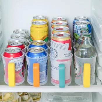 Холодильник ящик для хранения напитков Shenqi банки из-под пива и кока-колы многослойный выдвижной ящик кухонная складная отделка
